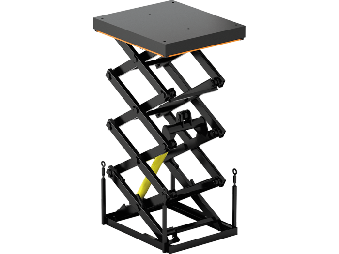 Стол подъемный с четырьмя парами ножниц серии 4LT